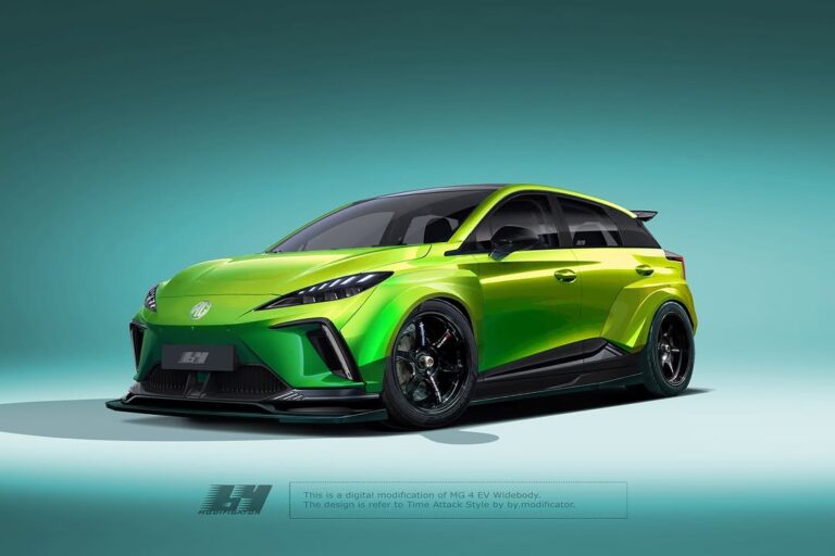 Modifikasi Digital: Mobil Listrik MG4 EV Dibikin Wide Body, Keren Enggak?