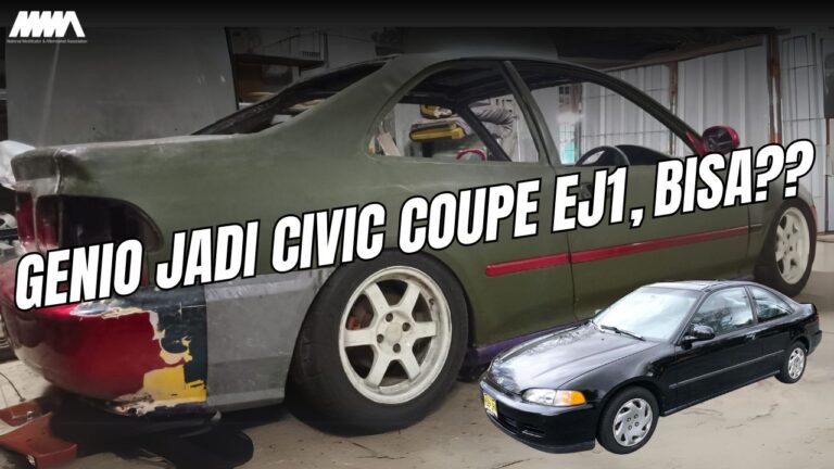 Intip Proses Modifikasi Honda Civic Genio Jadi Civic Coupe EJ1, Disiapkan Untuk IMX 2025