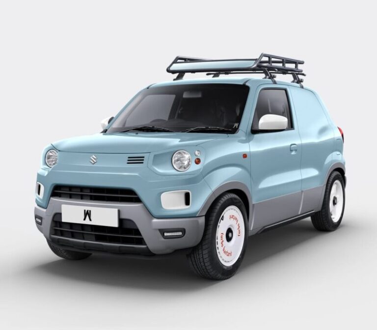 Modifikasi Digital Suzuki S-Presso, Disulap Jadi Blind Van!