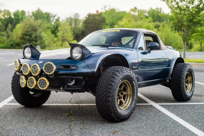 Mazda MX-5 disulap jadi mobil off-road