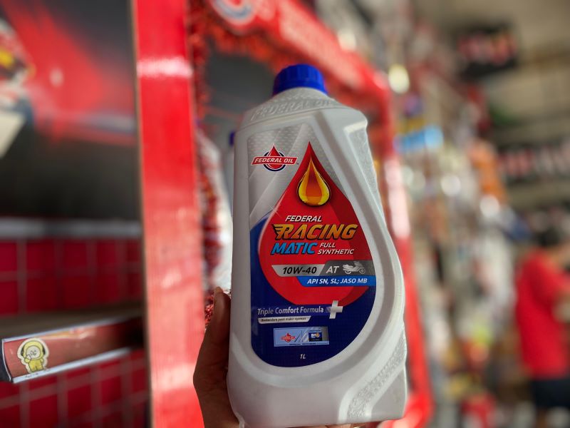rsz Federal Racing Matic Full Synthetic dengan sertifikasi API SN 1