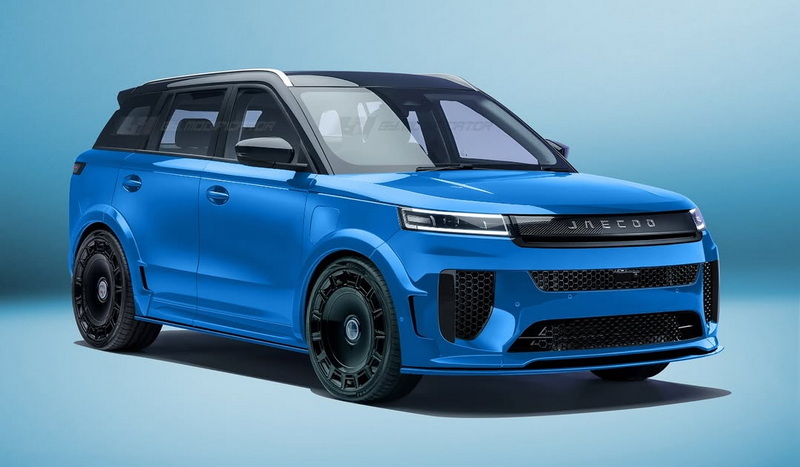 NMAA Digimodstar: By.modificator Ubah Jaecoo J5 EV Jadi SUV Mewah ala Range Rover