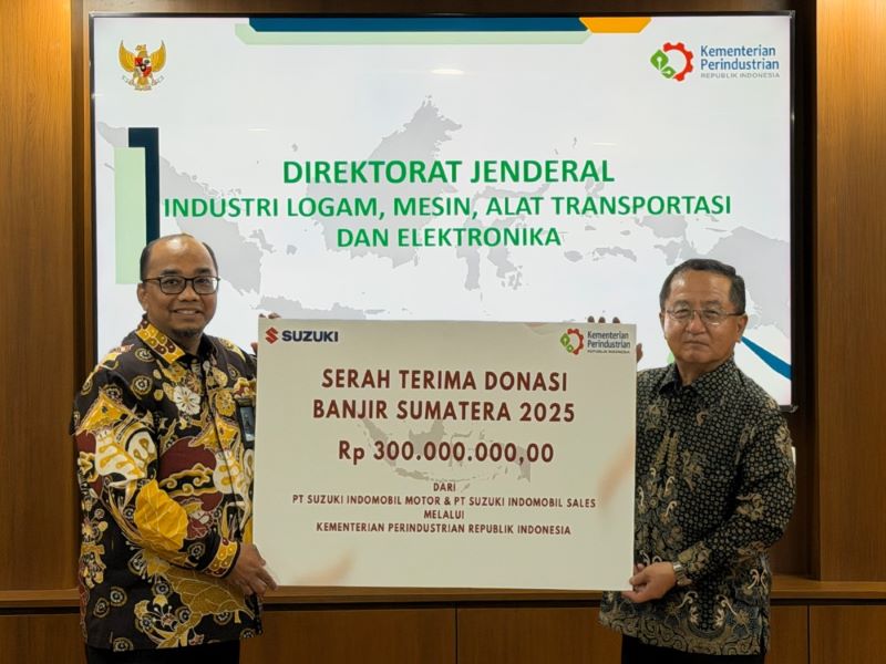 RSZ Suzuki Indonesia Bersama Kementerian Perindustrian Donasikan Bantuan Kepada Korban Bencana Alam Sumatera 2