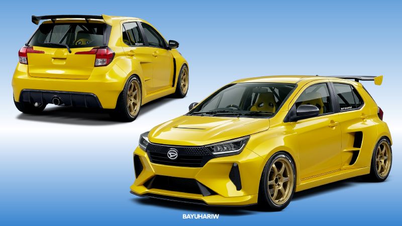 NMAA Digimodstar: Modifikasi Daihatsu Ayla Mid-Engine Hot Hatch