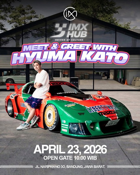 Hyuma Kato dari Liberty Walk Ramaikan IMX 2026 Series: Prambanan ...