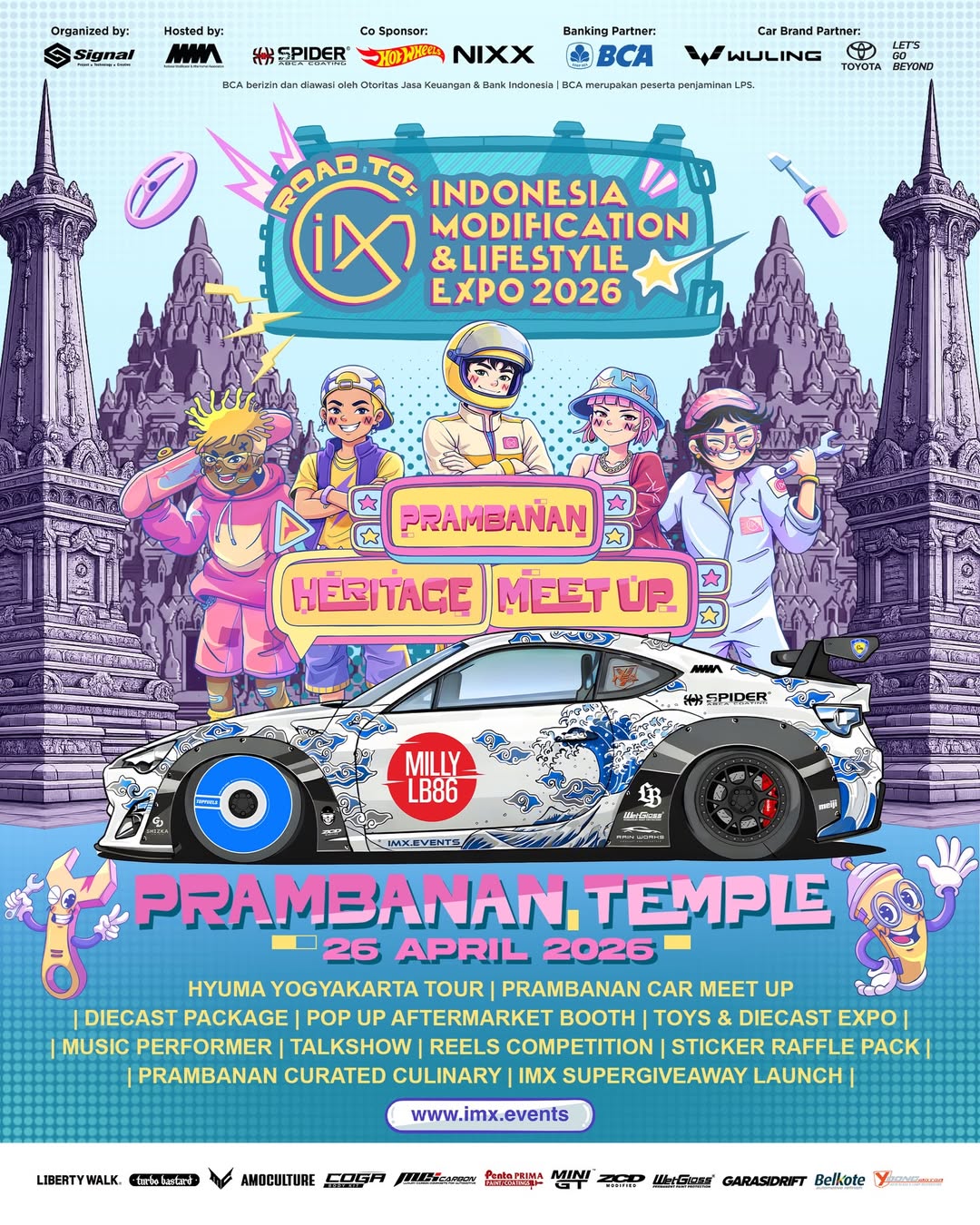 IMX Prambanan 2026: Sticker Raffle Pack Rp 30 Ribu Bisa Menang Velg ...