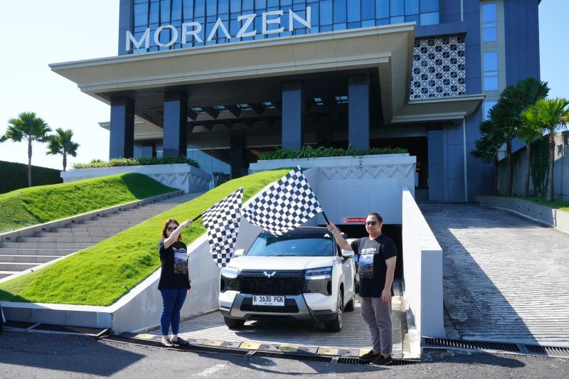 rsz Rekan media otomotif memulai perjalanan dari Morazen Yogyakarta menuju Jakarta melalui rute Pangandaran - Bandung dengan jarak sekitar 580 kilometer