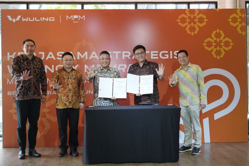 rsz Wuling dan MPMRent Resmi Jalin Kerja Sama Strategis Melalui Mobilitas Ramah Lingkungan