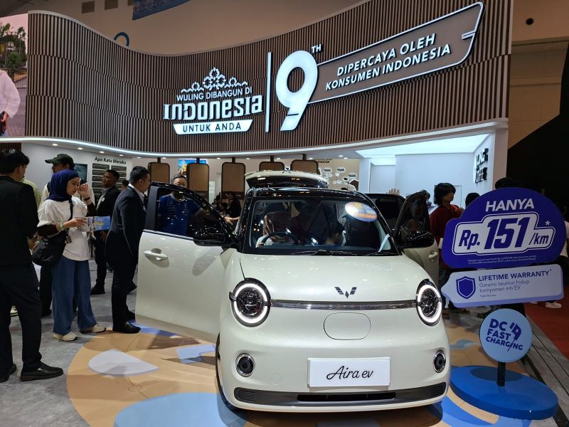 rsz Wuling Aira ev mendominasi perolehan SPK selama GIIAS 2026 dengan total 2.238 unit